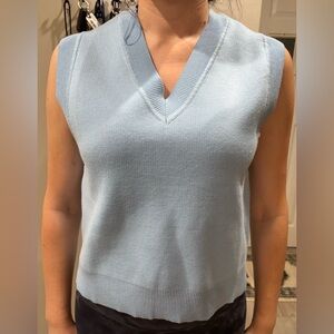 Zara Sky Blue Knit Top